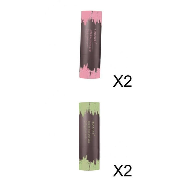 4x Polvos Para Sombrear La Línea Del Cabello Para Hombres, Mujeres, Yuyangstore Rociador de rayita