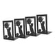thumbnail image 3 of sujetalibros de metal para almacenamiento ordenado, ajuste arbitrario, bordes más suaves, sujetalibros antiestáticos, decorativos para el hogar, la escuela, Cat Planet, 3 of 5