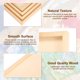 thumbnail image 4 of Uxcell 6 x 6 Inch Wood Panel Board, Unfinished Wood Canvas Square Wooden Deep Cradle Board for Painting Pouring 2 Pack, 4 of 6