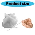 thumbnail image 5 of Stone Texture Silicone Candle Molds Rock Stone Shape Silicone Molds for Epoxy Resin Candle Soap Chocolate Fondant Molds, 5 of 8