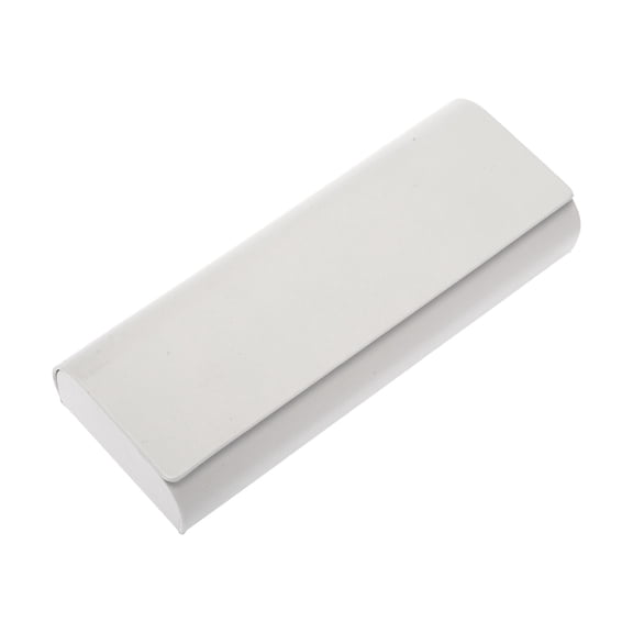 Unique Bargains Faux Leather Portable Eyeglasses Case 6.1"x2.4"x1.22" Light Gray