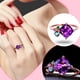 thumbnail image 2 of Anillo de moda con piedras preciosas, anillo chapado en oro, anillo con piedras preciosas de colores, 2 of 8