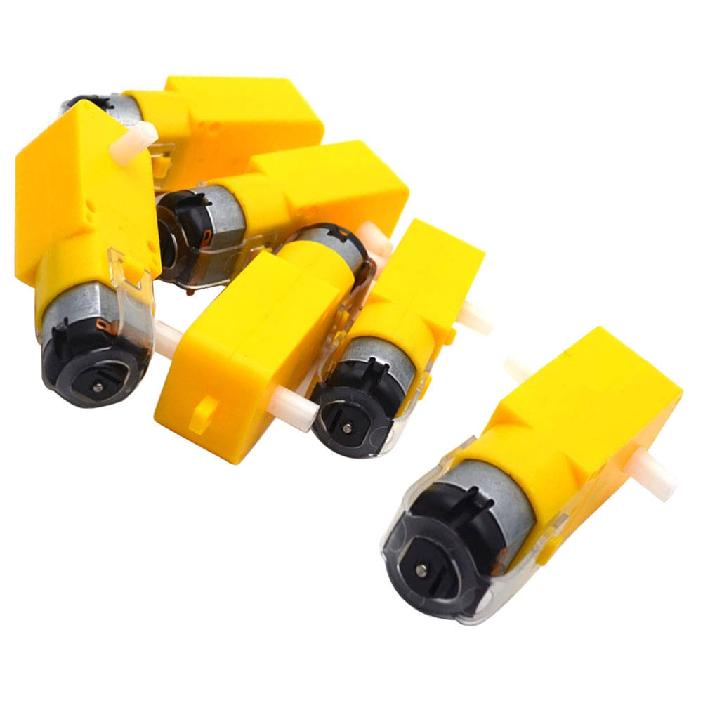 DC Motor Wheel Kit Dual Shaft Gear Motor Dual Shaft Gear Motor for Toys