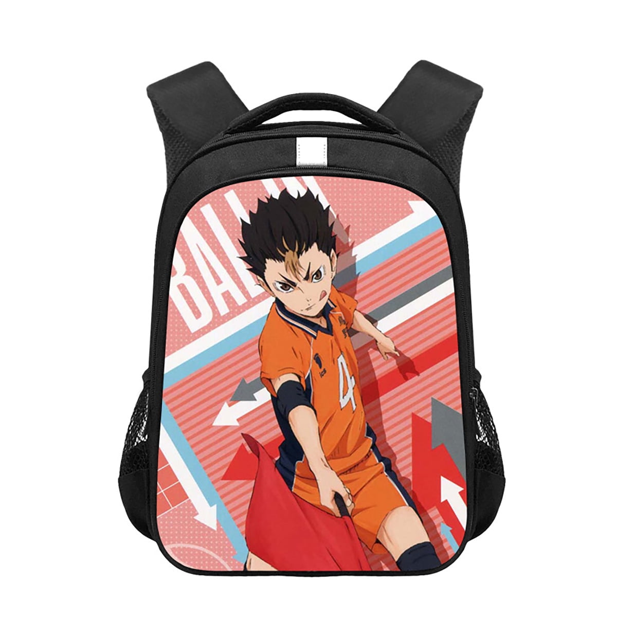 OLOEY 16 INCH Cartoon Volleyball Anime Haikyuu Backpack School Bags for Girls Boys Primary Middle School Students School Backpack Unisex