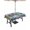Lake Blue Black, variant on Outdoor Tablecloths with Umbrella Hole & Zipper, Hello Spring Tablecloth Rectangle 60x84 Inch, Pastoral Purple Bottle Floral Dark Green Wood Waterproof Table Cloth, Patio/Pool/Picnic Table Covers