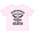 thumbnail image 3 of Inktastic Handpicked for Earth By My Nonna in Heaven with Angel Wings Boys or Girls Toddler T-Shirt, 3 of 5