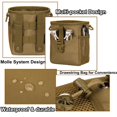 thumbnail image 3 of Bolsa para cargador con cordón para munición de tirachinas, bolsa táctica para bolas de tirachinas, riñonera con cordón, bolsa de utilidad, bolsa de basura plegable, 3 of 5