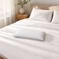 thumbnail image 7 of Thin Soft Low Pillow 11.81*19.68in for Sleeping Low Profile Bed Pillow for Stomach and Back Sleepers Ergonomic Cervical Support Neck Pillow Breathable Cotton Feel Pillow Insert, 7 of 7