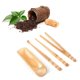 thumbnail image 1 of 4Pcs Juego de té de bambú Natural Herramienta de Servicio de té clásica China Accesorios para la Ceremonia del té Accesorios de Juego de té Kongfu Herramientas Unbranded JY32443, 1 of 7