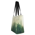 thumbnail image 2 of Kll Tote Bag For Women Fog Forest Print Shopping Grocery Reusable Bags For Office School Shopping Travel, 2 of 7