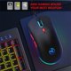 thumbnail image 2 of Mouse Gamer con Cable USB, Mouse de Computadora USB con 4 DPI Ajustables, Retroiluminación RGB LED, Botones Laterales, Diseño Ergonómico para PC, Laptop, Windows, Mac, Vista, Linux, Gamer, Negro, 2 of 8