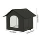 thumbnail image 3 of Casa portátil para perros, refugio plegable, suave y aislado, impermeable, foil de aluminio, para gatos y perros peque?os, medianos, grandes, hogar, camping, viaje, metal, insulacion, 3 of 9