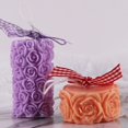 thumbnail image 4 of Moldes para velas del Día de San Valentín, molde de cera de silicona con forma de bola redonda de cilindro en relieve de Rosa 3D para fabricación de velas hechas a mano, molde para pasteles, 4 of 4