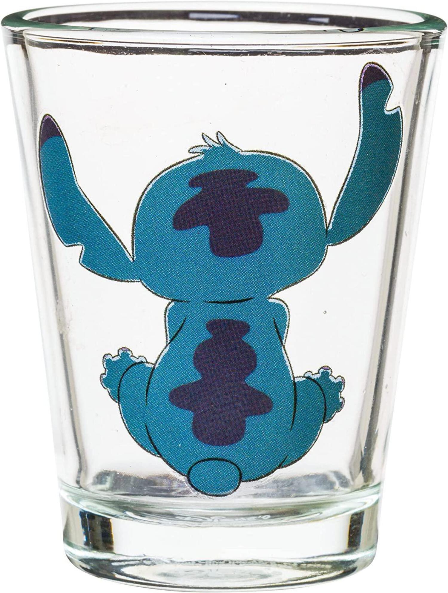 Lilo & Stitch Santa Stitch 4-Piece 12oz Glass Set