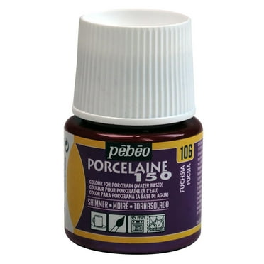 Pebeo Porcelaine 150 Paint, 45ml, Shimmer Fuschia