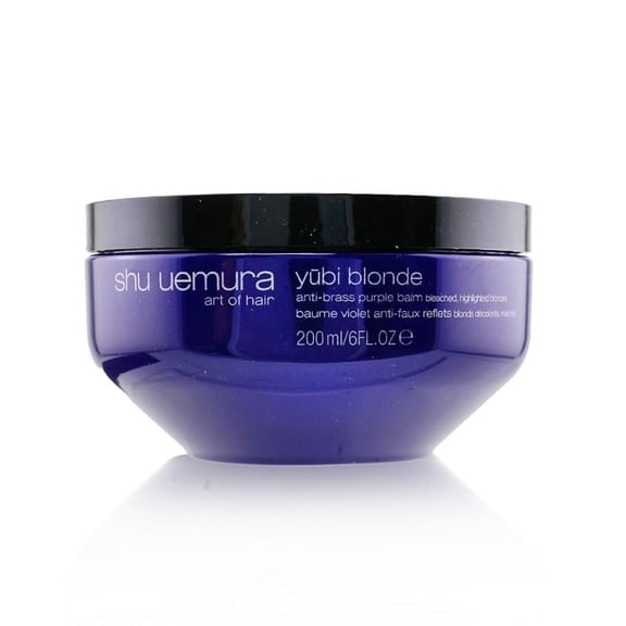 Shu Uemura Yubi Blonde Anti-Brass Purple Balm (Hair Mask) - Bleached Highlighted Blondes 200ml/6oz