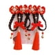thumbnail image 3 of Pinzas para el cabello chinas, pasadores para el cabello Chinoiserie, decoración de disfraces, rojo, Cheongsam chino, tocado con horquillas para boda Estilo E CUTICAT Pinzas de cabello, 3 of 8