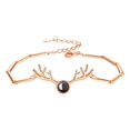thumbnail image 2 of Fiudx Pulsera de Alce En 100 Idiomas Diferentes, Pulsera de Moda, Pulsera de Proyección, Pulsera para El Día de San Valentín para Mujer., 2 of 2