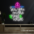 thumbnail image 3 of Glowneon See You On The Next Waves Neon Sign, Summer Beach Led Sign, 3 of 4