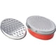 thumbnail image 1 of Rallador de queso multifunción de acero inoxidable con recipiente Rojo ZHAOCHENG, 1 of 5