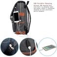 thumbnail image 2 of 2025 Vintage Laptop Backpack with USB Charging Port, Elegant Water Resistant Travelling Backpack Casual Daypacks School Shoulder Bag for Men Women, Fi, 2 of 2