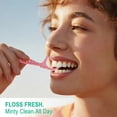 thumbnail image 2 of Dispensador de palillos de hilo dental Innovihue, color rosa, con funda de almacenamiento, 2 of 8
