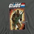 thumbnail image 2 of G.I. Joe Roadblock Card Unisex Adult Pull-Over Hoodie, Charcoal, 2X-Large, 2 of 5