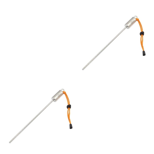braveheart Keep Diving Steel Pointer Rod Maker Measurement Underwater Rattle Stick Handheld Bottle Lanyard Sports Tool for Adults Orange 2Set