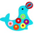 thumbnail image 1 of Kids DIY Cartoon Animal 3D Foam Sticker Puzzle Handmade Early Learning Educational Toys For Children Craft Gift, Dolphin, 1 of 5
