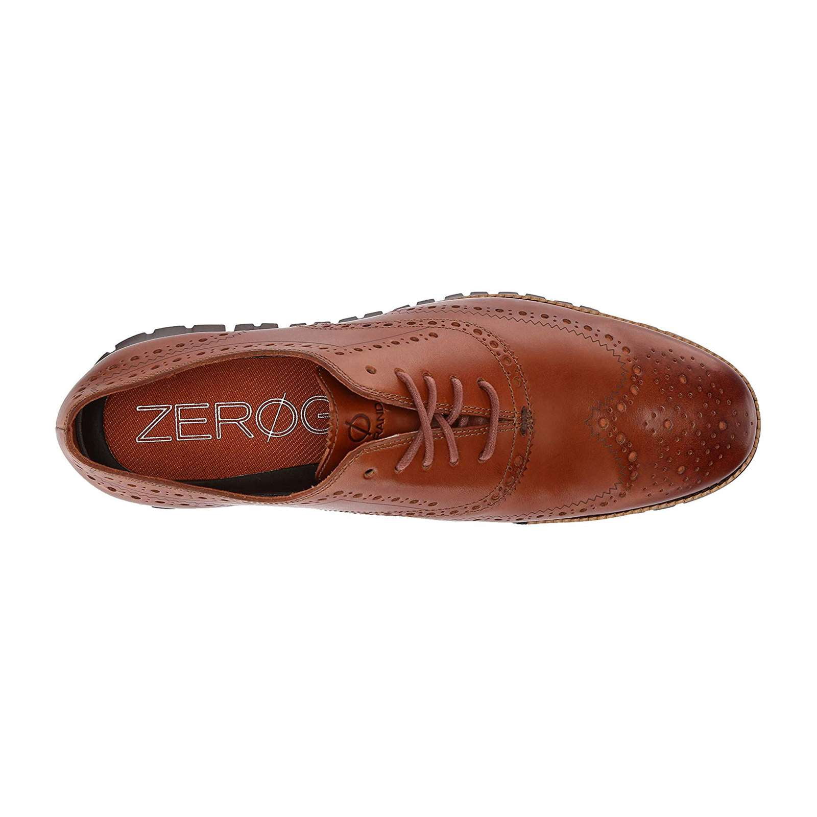 Cole haan zerogrand cheap wingtip oxford british tan