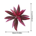 thumbnail image 2 of 1PCS Artificial Dracaena Fake Plants for Bedroom Decorations for Living Room Decor Ative Plants Fake Potted Plants Adornos para Sala Home Decor(Fuchsia), 2 of 10
