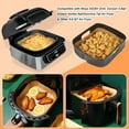 thumbnail image 2 of Phojia Air Fryer Liner for Ninja AG301 Grill, 9 Inch Square Parchment Paper, Non-Stick, 100 Piece, 2 of 6