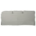 thumbnail image 6 of Slipcovered Sofa Cushion - T-Cushion Cover, Removable, Washable, Living Room Decor, Light Gray, 6 of 8