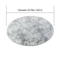 thumbnail image 2 of SAYFUT Soft Fluffy Area Rug for Living Room Bedroom, Diameter 48in/ 63.78in/ 72in Shag Rugs, Fuzzy Shaggy Accent Carpets for Kids Girls Rooms, Modern Apartment Nursery Dorm Indoor Furry Decor, 2 of 7
