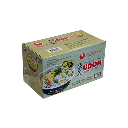 12 Pack Nongshim Fresh Udon Bowl Noodle Soup (9.73 oz., 6 x 2 = 12 (Best Way To Cook Udon Noodles)