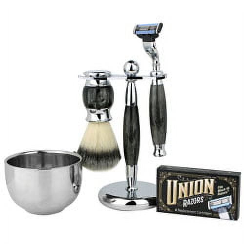 Union Razors 5 Piece Shaving Gift Set Pearl Grey