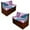 Fluid Galaxy Print, variant on XYZCANDO Sunflower Spotted Highland Cow RV Sofa Cover RV Couch Cushion Slipcovers Comfortable Loveseat Slipcovers for Travel Couch Stain Resistant Sofa Cover 2 Backrest Cover & 2 Bench Cover
