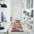 thumbnail image 4 of Yayeee Runner Rug for Bedroom 2'x6' Machine Washable Hallway Non Slip Mat, Art Buildings, 4 of 8