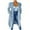Sky Blue, variant on Mrat Womens Mid Length Overcoats Lapel Double Breasted Business Trench Coats Spring Fall Trench Coat Windbreaker Outerwear with Belt Soft shells Jacket S-171 Hot Pink-a XXL