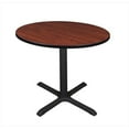 thumbnail image 1 of Regency TB36RNDCH 36 In. Round Cain Lunchroom Table - Cherry, 1 of 1