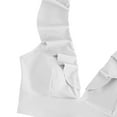 thumbnail image 3 of Trajes de baño para mujer, Trajes de baño para mujer Moda Mujer Color liso Casual Hoja Sin espalda Abertura Cintura alta Bikinis Conjuntos de traje de baño para mujer Traje de baño, 3 of 5