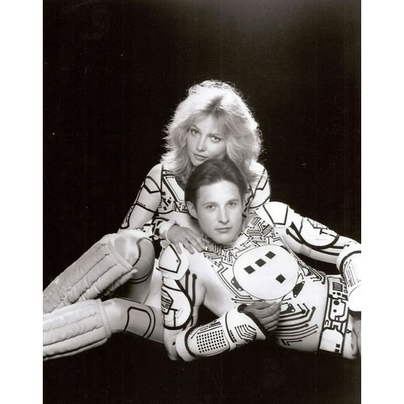 Tron Cindy Morgan Bruce Boxleitner Movie Poster 24x36 24inx36in Multi-Color Square Adults AB Posters