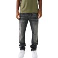 thumbnail image 1 of True Religion Mens Ricky Super T Straight Leg Relaxed Jeans, Black, 29W x 34L, 1 of 2