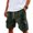 367#Army Green, variant on Men’s Casual Corduroy Shorts Elastic Waist Drawstring Cargo Shorts with Multi-Pockets Lightweight Summer Beach Short Blue XL