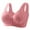19# Pink, variant on Daisy Bras for Older Women Front Closure Push up Bra No Underwire Senior Bra With Snaps 2026 upgraded Breathable Cotton Bras Pink 44