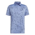 thumbnail image 4 of Adidas Golf Jacquard Polo Coral Fusion/Olive Strata/Grey Three Extra Large, 4 of 8