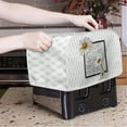 thumbnail image 3 of ZUXONGSY Daisy Print Toaster Covers 2 Slice White Anti-Sputtering Bread Toaster Cover Toaster Dust Cover Wide Slot Keep from Dust Fingerprint Kitchen Accessories Decor, 3 of 6