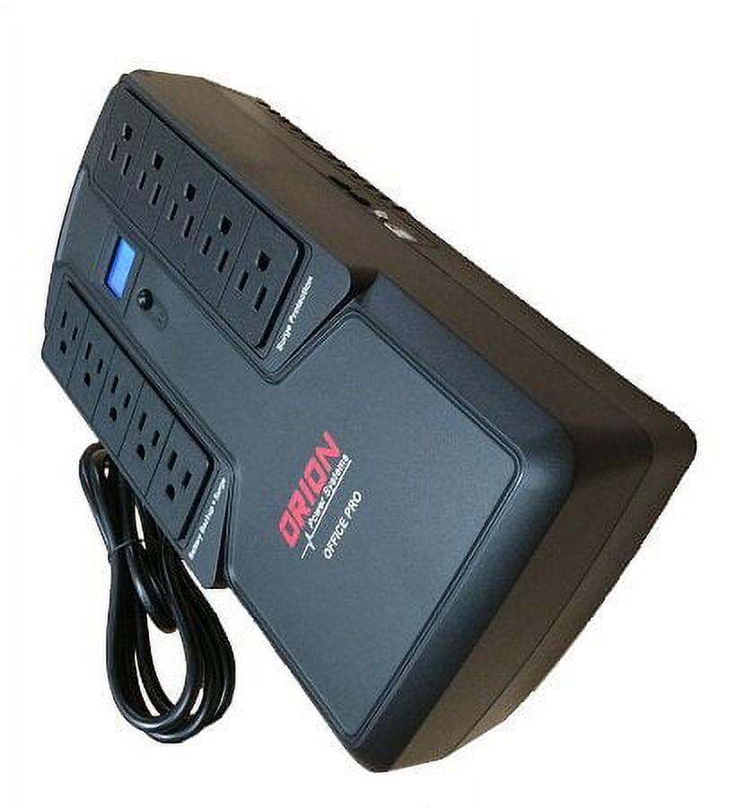 Orion Power Office Pro LCD Flat Style 550VA/330W UPS Battery Backup w/ Touchscreen LCD