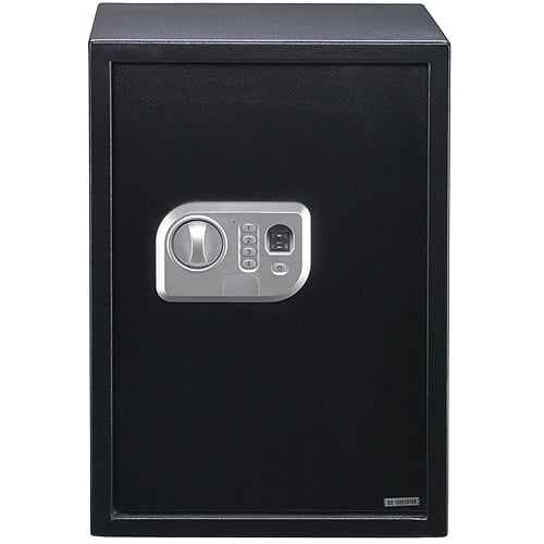 StackOn Extra Large Biometric Safe with Biometric Lock PS20B Black