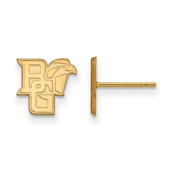 Bowling Green Extra Small (3/8 Inch) Post Earrings (10k Yellow Gold)